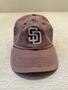 '47 Brand San Diego Padres Logo Women's Baseball Cap in Dusty Mauve